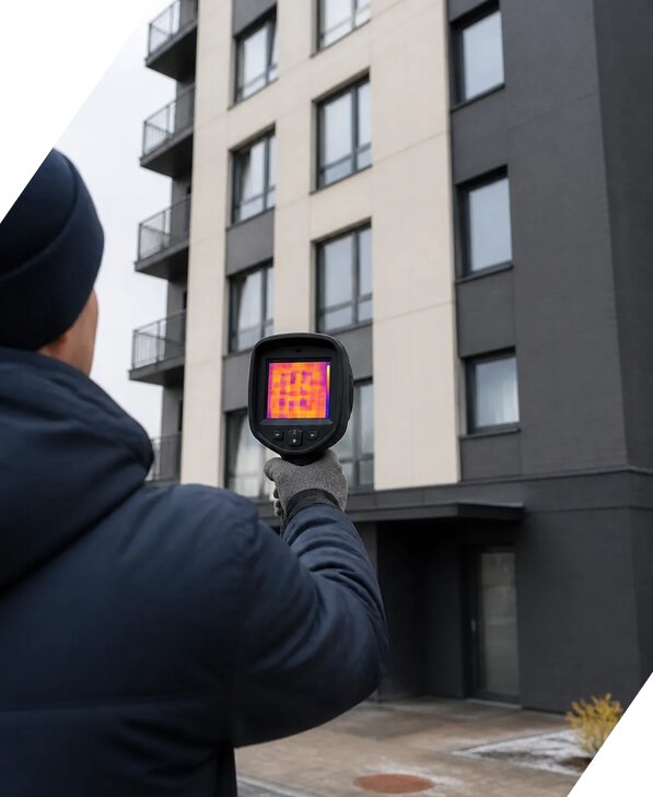 Тепловизионное обследование зданий в Людинове от 5089 р. | ЭкспертизаРоссия